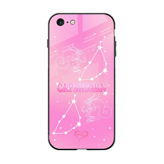 Capricorn Aura back phone cover | glass case for iphone 6