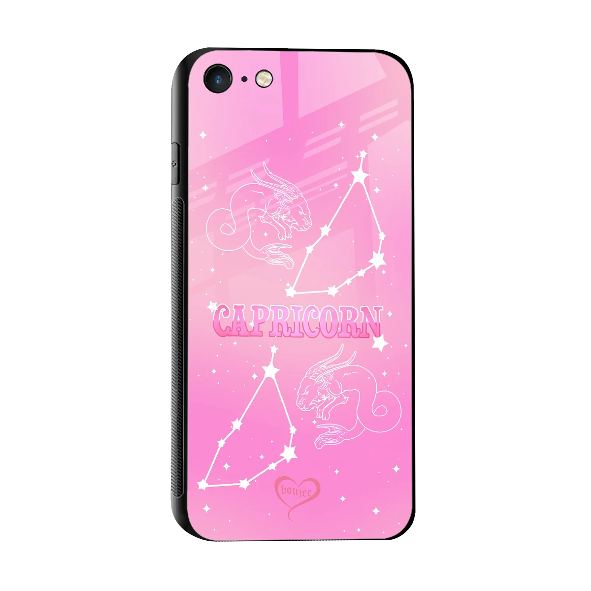 Capricorn Aura sleek iphone 7 cover with tempered glass back and TPU edges