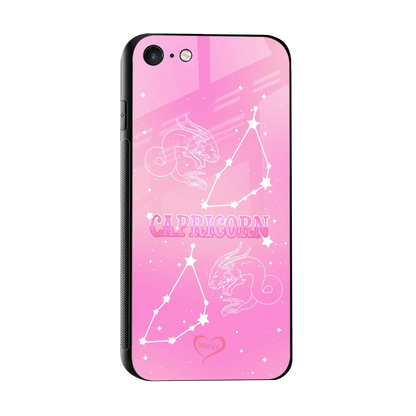 Capricorn Aura sleek iphone 7 cover with tempered glass back and TPU edges
