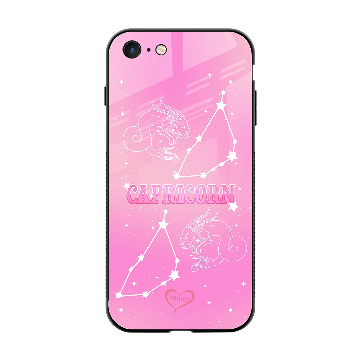 Capricorn Aura back phone cover | glass case for iphone 7