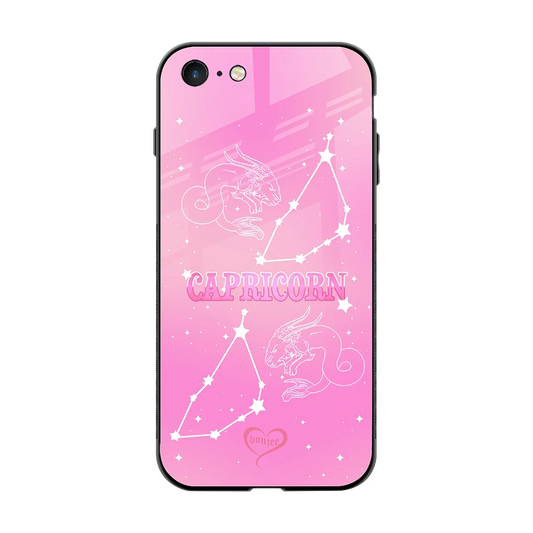 Capricorn Aura back phone cover | glass case for iphone 7
