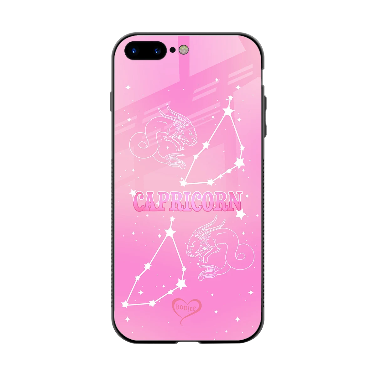 Capricorn Aura back phone cover | glass case for iphone 8 plus