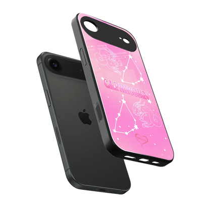 Capricorn Aura sleek iphone air cover with tempered glass back and TPU edges