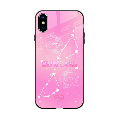 Capricorn Aura back phone cover | glass case for iphone x