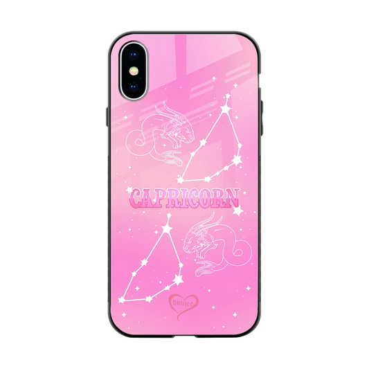 Capricorn Aura back phone cover | glass case for iphone x