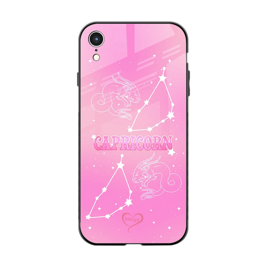 Capricorn Aura back phone cover | glass case for iphone xr