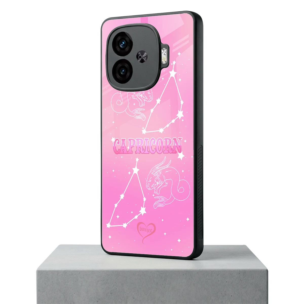 Capricorn Aura iqoo neo 10r 5g mobile cover | shockproof glass phone case