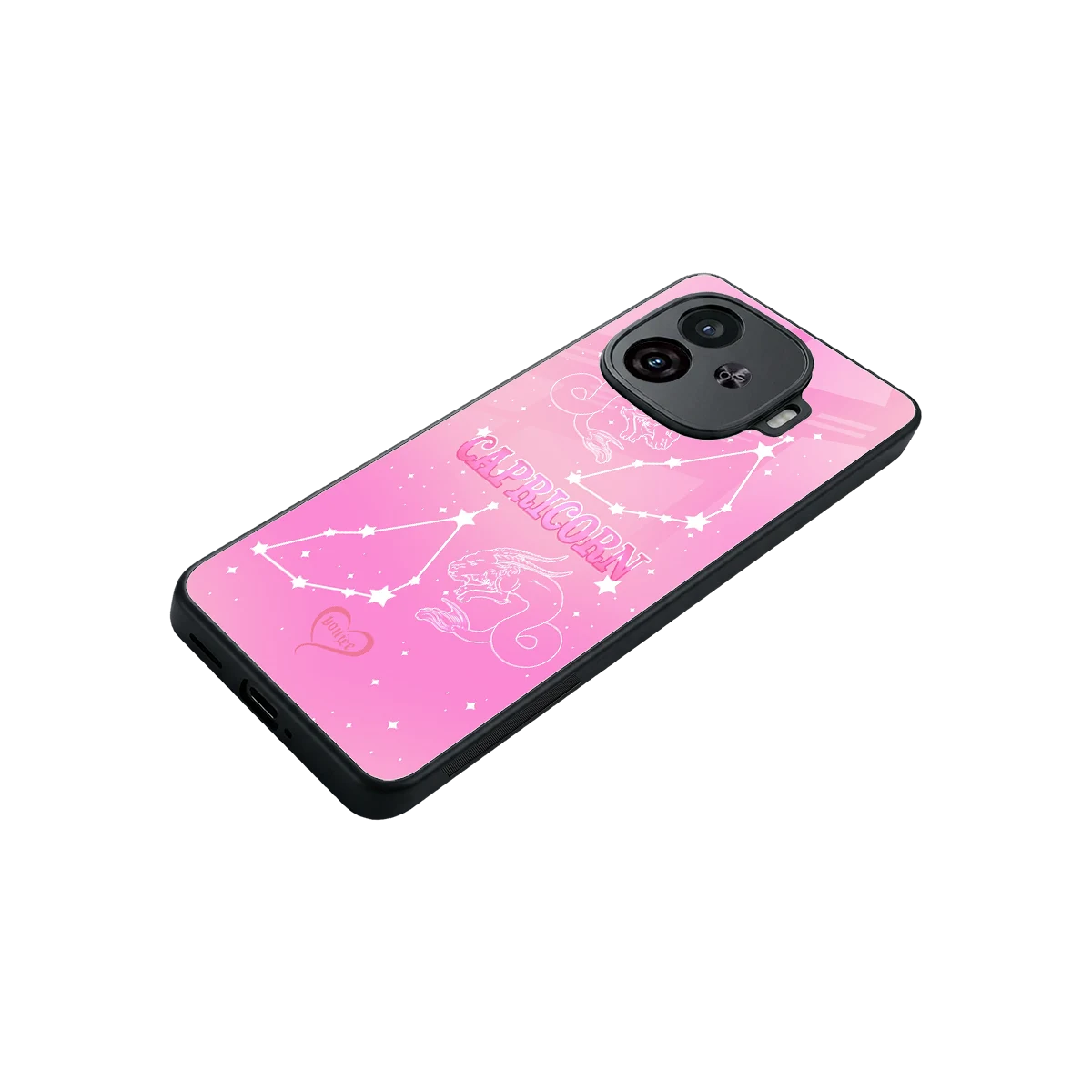 Capricorn Aura stylish phone case for iqoo neo 10r 5g | glossy glass and slim fit