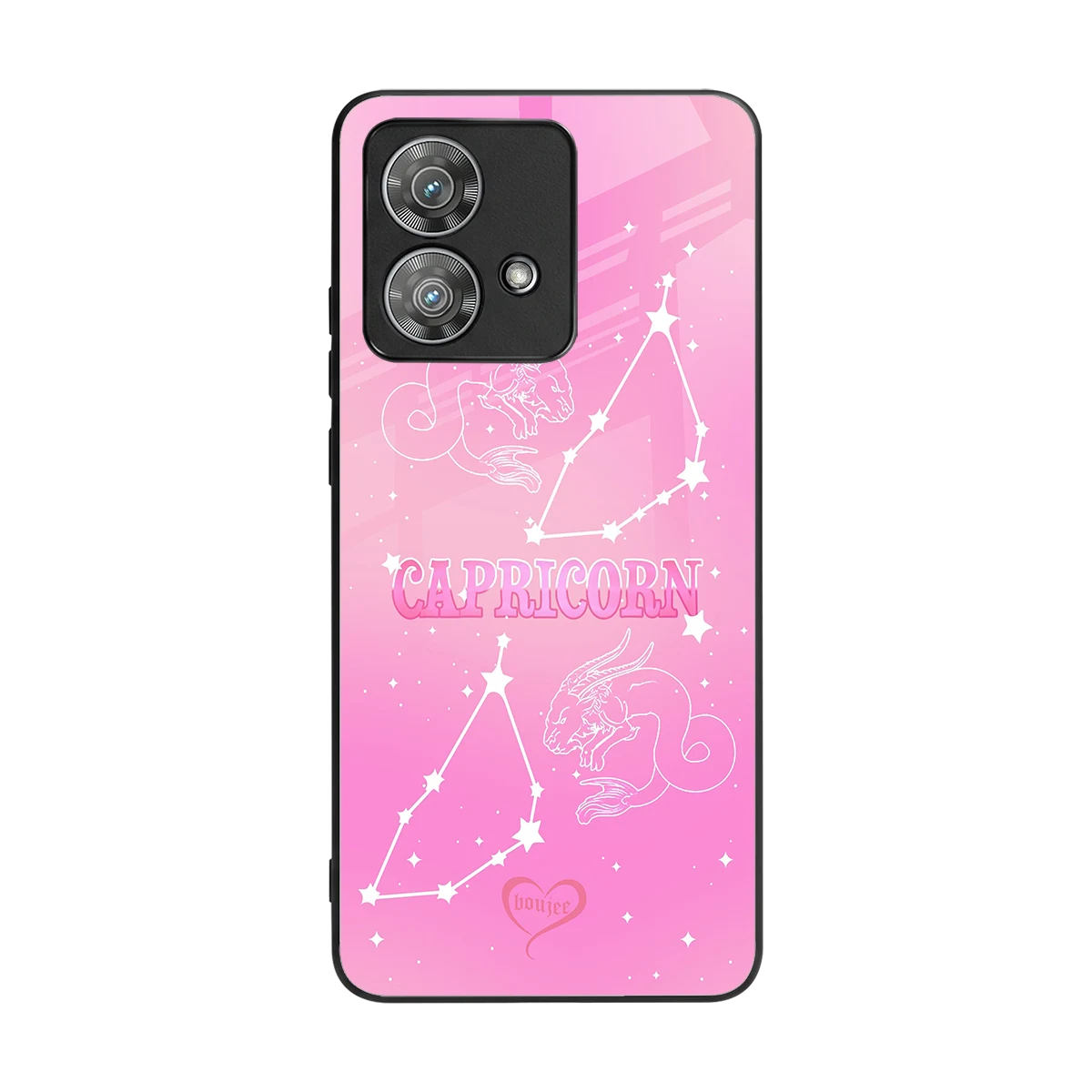 Capricorn Aura back phone cover | glass case for motorola edge 40 neo 5g