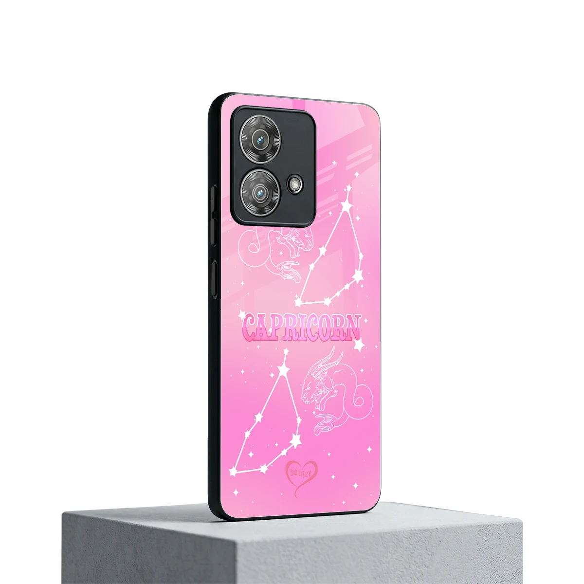 Capricorn Aura motorola edge 40 neo 5g mobile cover | shockproof glass phone case