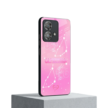 Capricorn Aura motorola edge 40 neo 5g mobile cover | shockproof glass phone case
