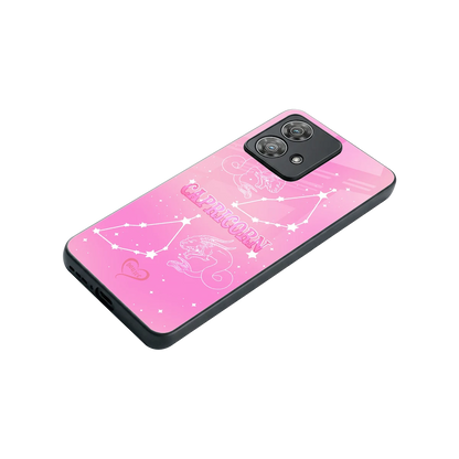 Capricorn Aura stylish phone case for motorola edge 40 neo 5g | glossy glass and slim fit