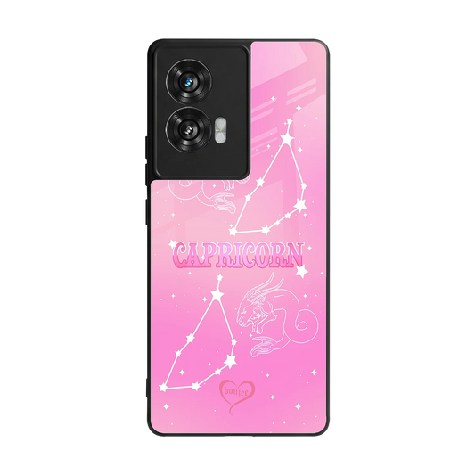 Capricorn Aura back phone cover | glass case for motorola edge 50 fusion