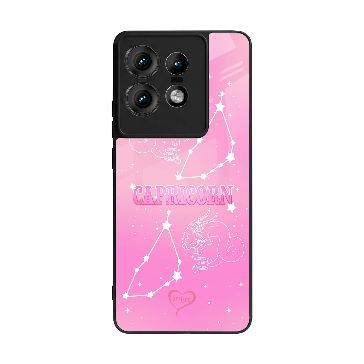 Capricorn Aura back phone cover | glass case for motorola edge 50 pro