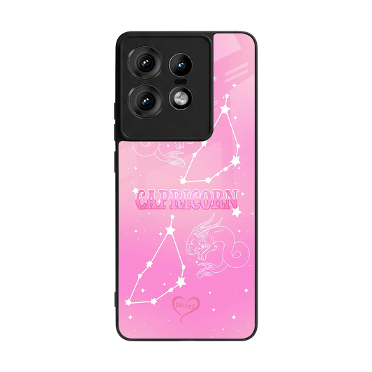 Capricorn Aura back phone cover | glass case for motorola edge 50 pro