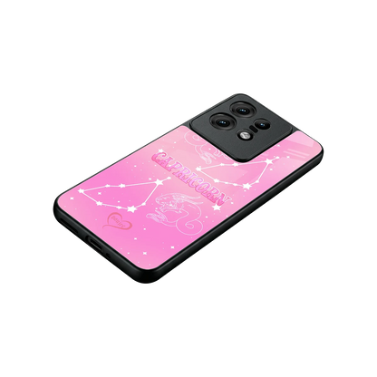 Capricorn Aura stylish phone case for motorola edge 50 pro | glossy glass and slim fit