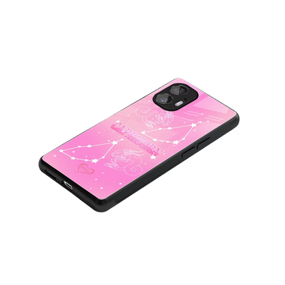 Capricorn Aura stylish phone case for nothing phone 2 | glossy glass and slim fit