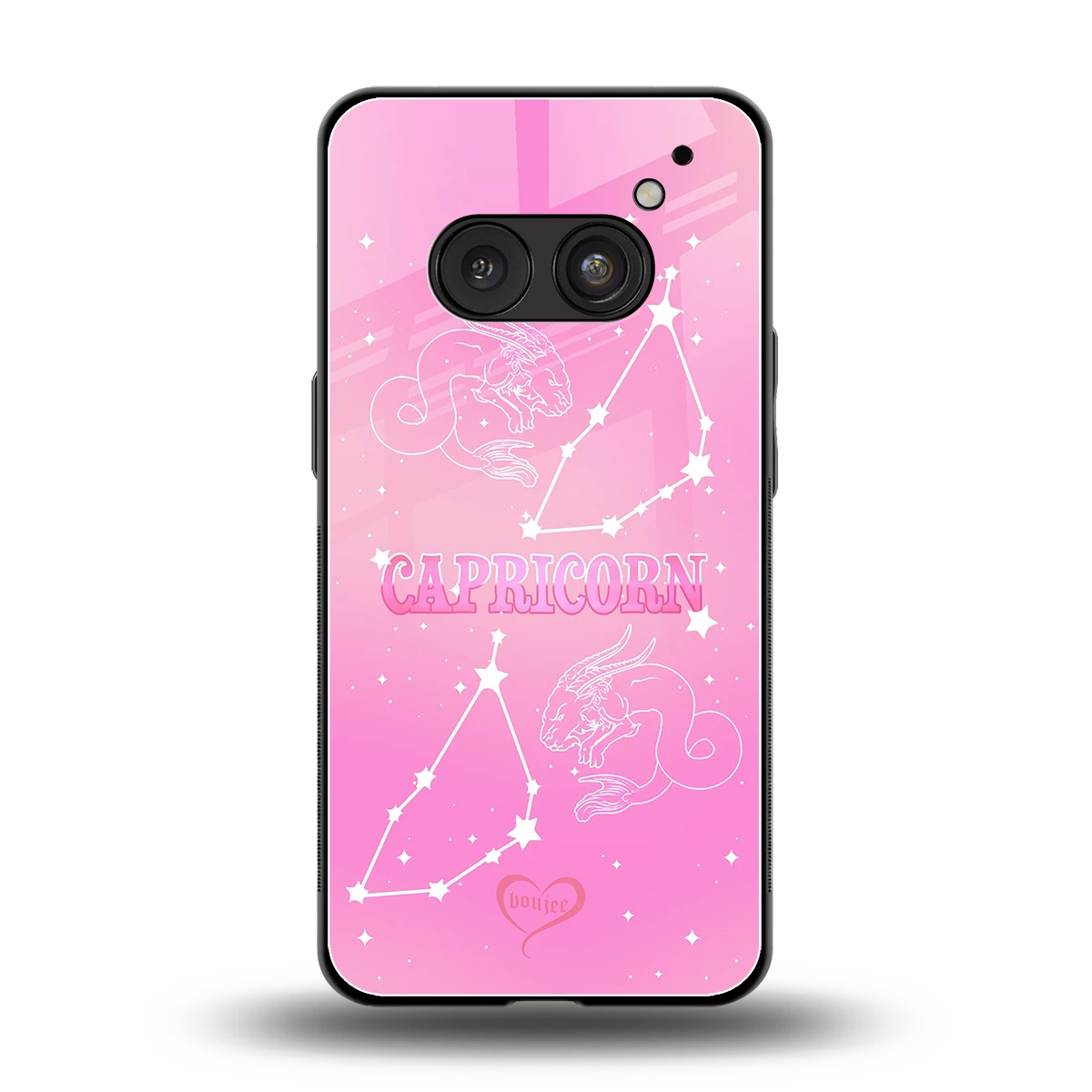 Capricorn Aura back phone cover | glass case for nothing phone 2a