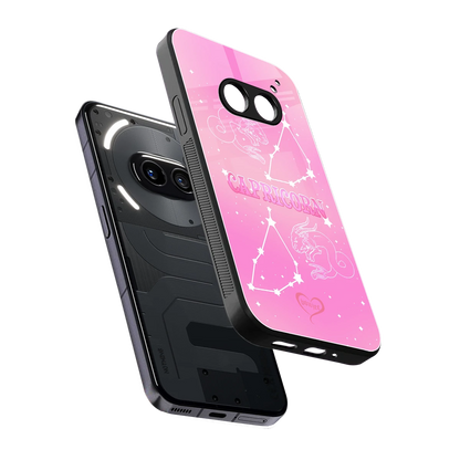 Capricorn Aura sleek nothing phone 2a cover with tempered glass back and TPU edges
