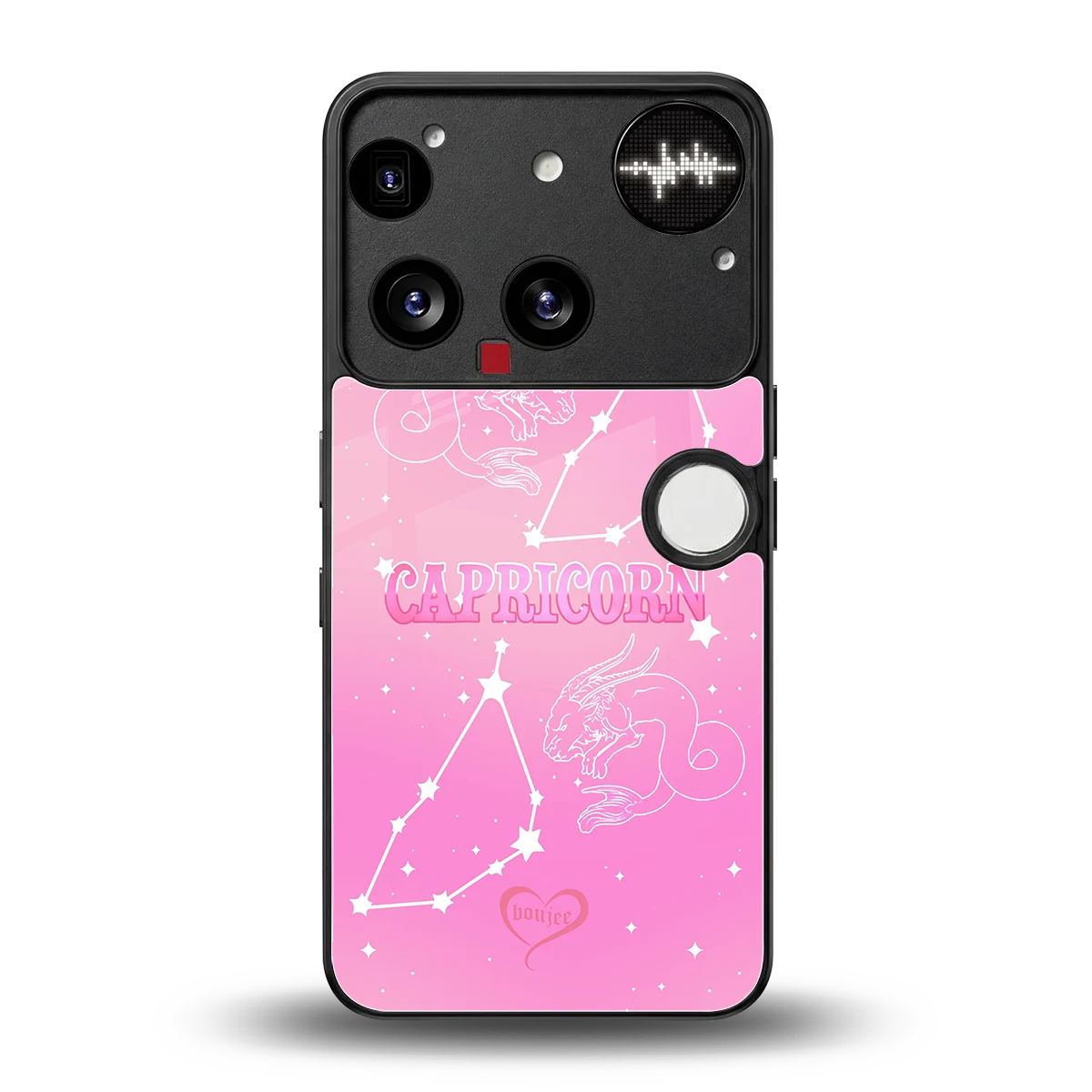 Capricorn Aura back phone cover | glass case for nothing phone 3