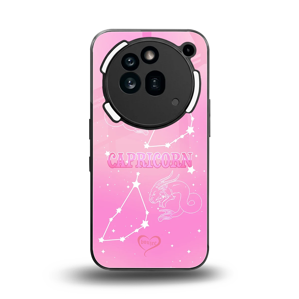 Capricorn Aura back phone cover | glass case for nothing phone 3a pro