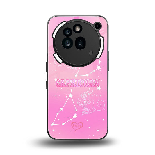 Capricorn Aura back phone cover | glass case for nothing phone 3a pro