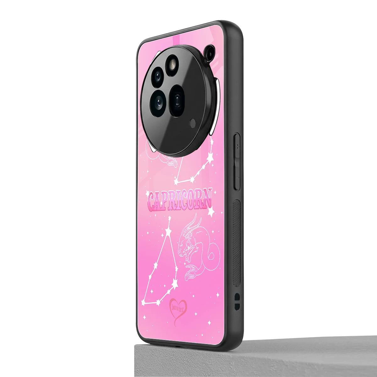 Capricorn Aura nothing phone 3a pro mobile cover | shockproof glass phone case