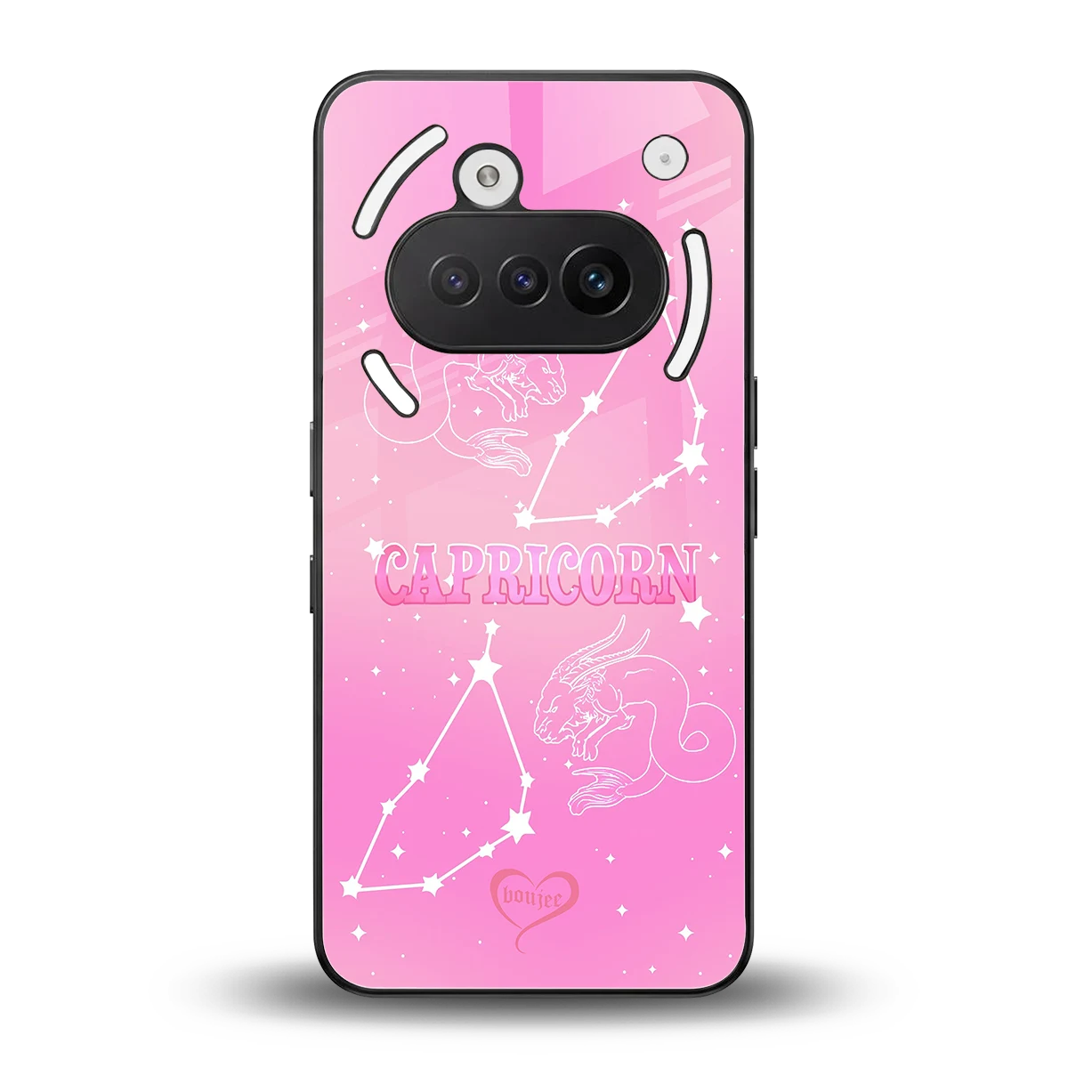 Capricorn Aura back phone cover | glass case for nothing phone 3a