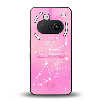 Capricorn Aura back phone cover | glass case for nothing phone 3a