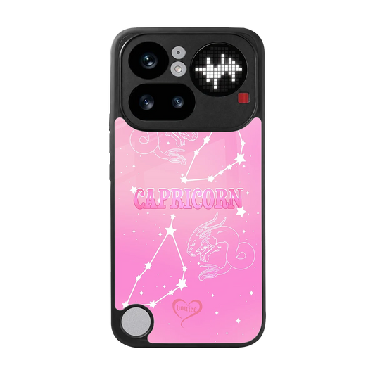 Capricorn Aura back phone cover | glass case for nothing phone 4a pro