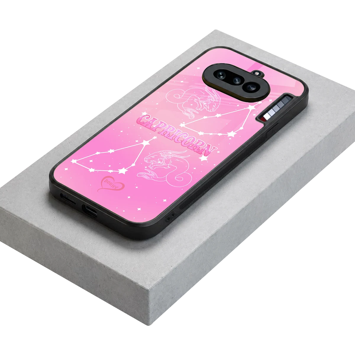 Capricorn Aura stylish phone case for nothing phone 4a | glossy glass and slim fit