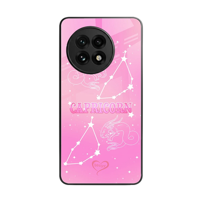 Capricorn Aura back phone cover | glass case for oneplus 13r