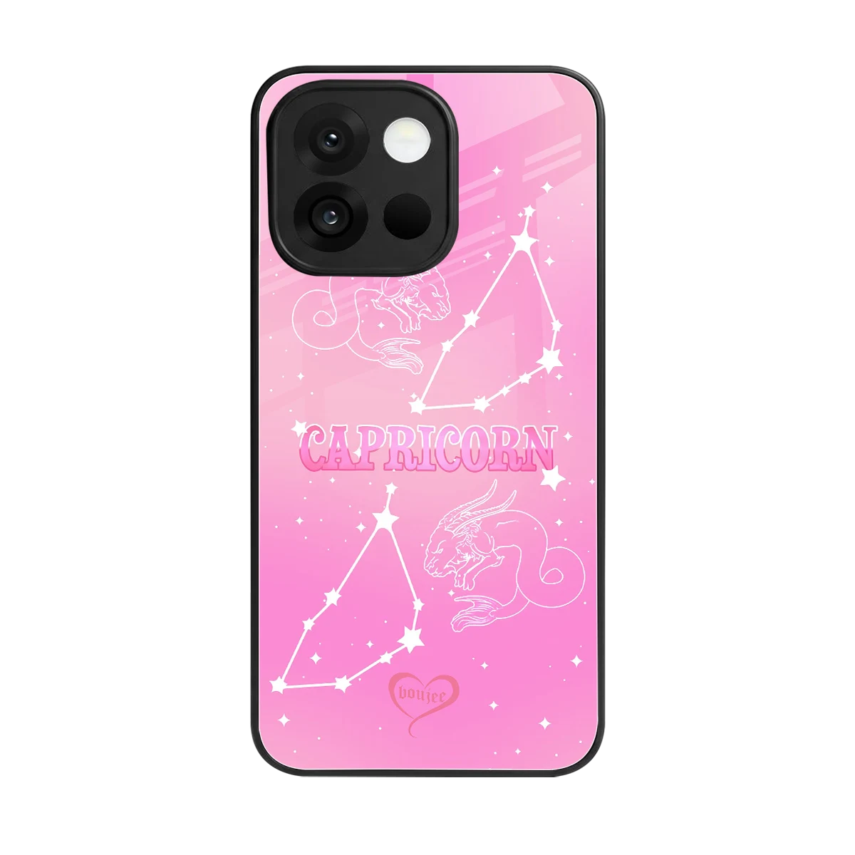 Capricorn Aura back phone cover | glass case for oneplus 13s