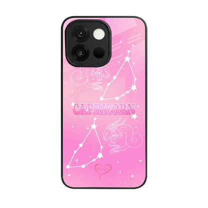 Capricorn Aura back phone cover | glass case for oneplus 13s