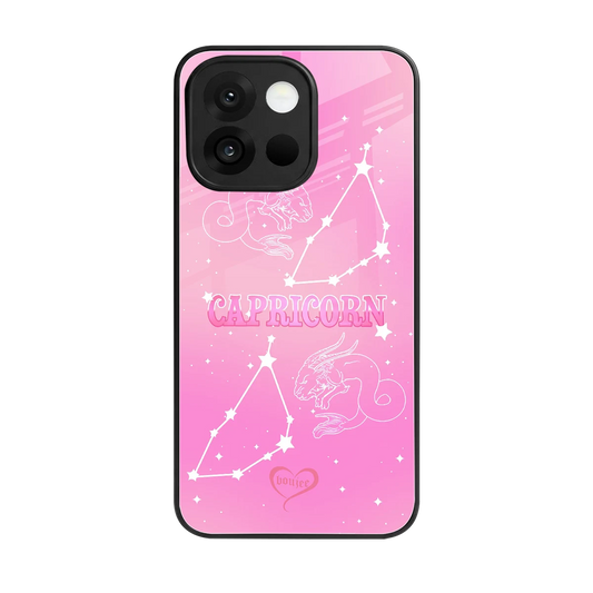 Capricorn Aura back phone cover | glass case for oneplus 13s