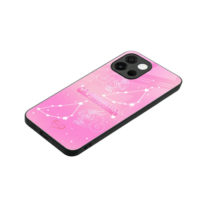 Capricorn Aura stylish phone case for oneplus 13s | glossy glass and slim fit