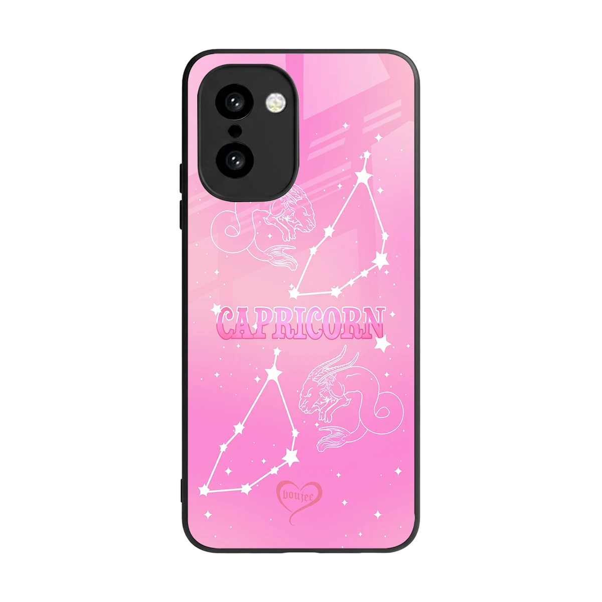 Capricorn Aura back phone cover | glass case for oneplus 15r