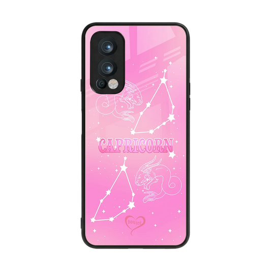 Capricorn Aura back phone cover | glass case for oneplus nord 2