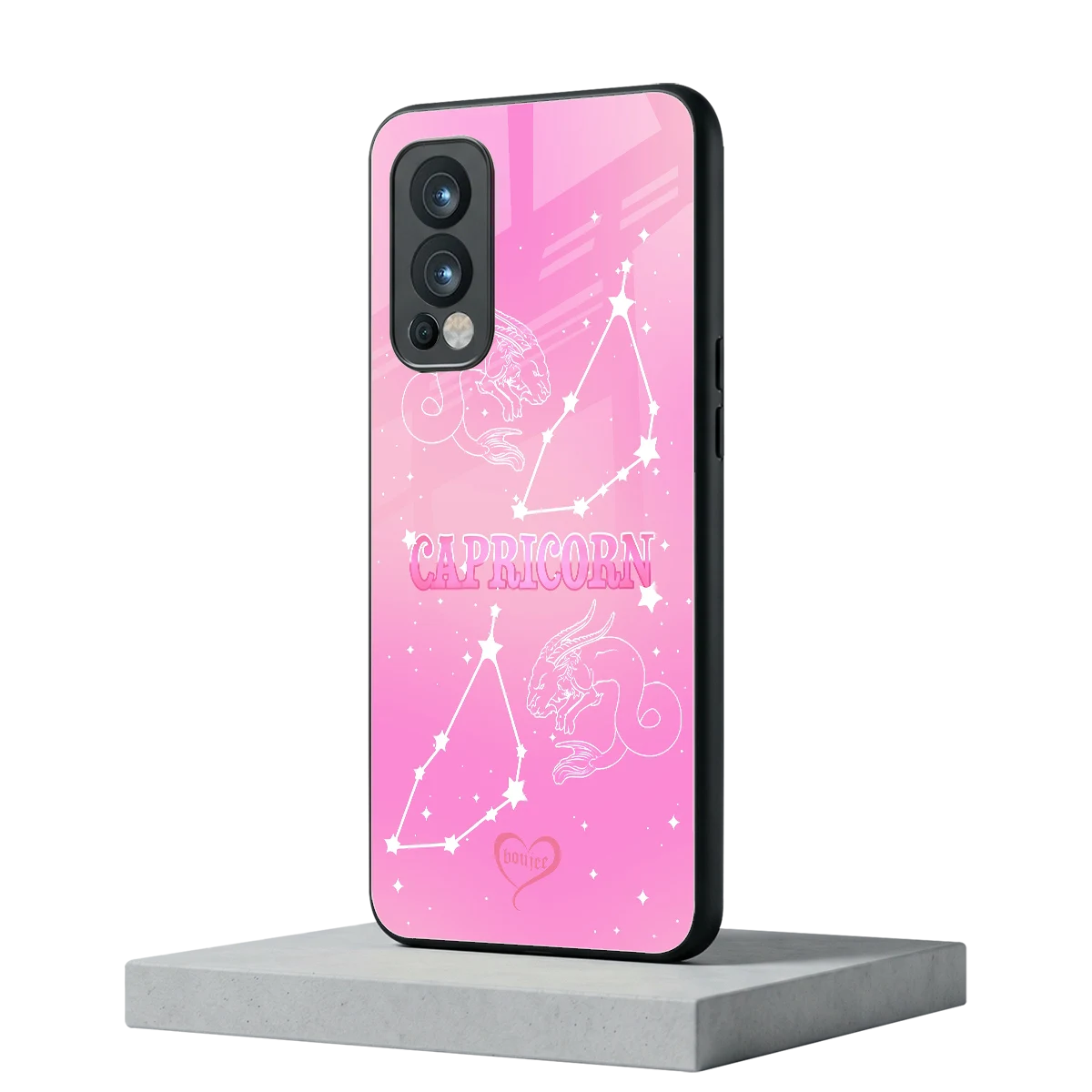 Capricorn Aura oneplus nord 2 mobile cover | shockproof glass phone case
