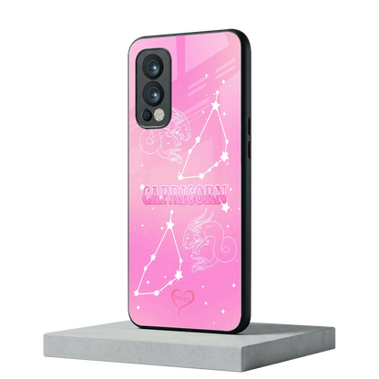 Capricorn Aura oneplus nord 2 mobile cover | shockproof glass phone case