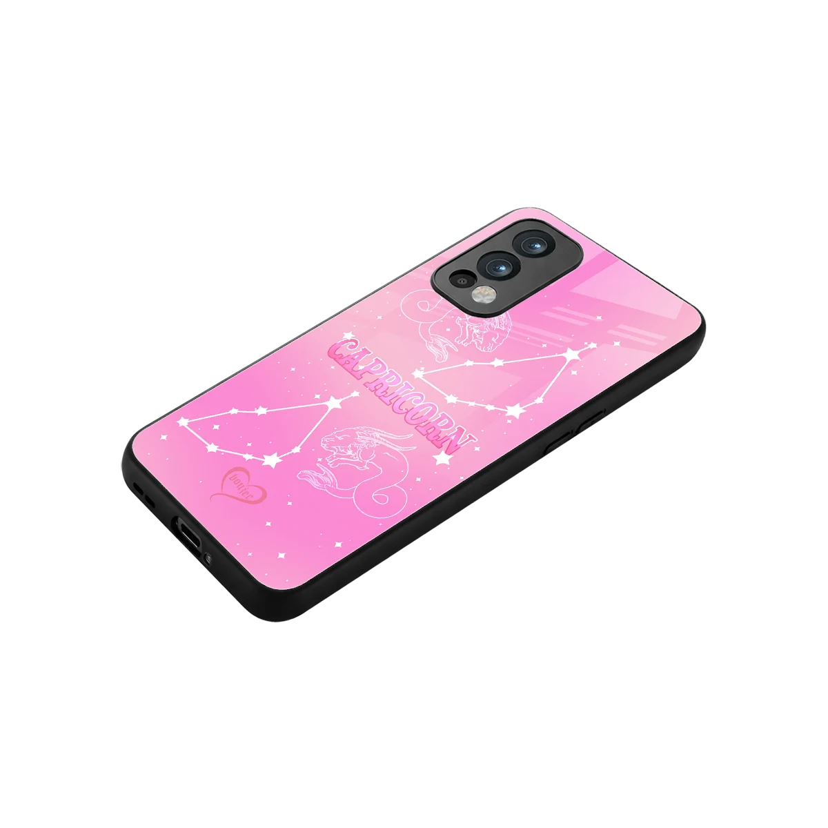 Capricorn Aura stylish phone case for oneplus nord 2 | glossy glass and slim fit