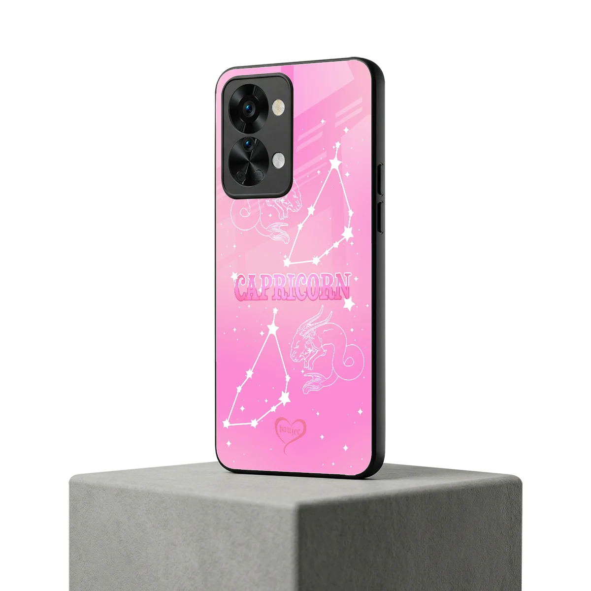 Capricorn Aura oneplus nord 2t mobile cover | shockproof glass phone case