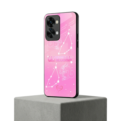 Capricorn Aura oneplus nord 2t mobile cover | shockproof glass phone case