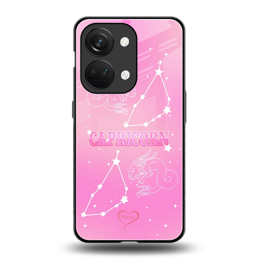 Capricorn Aura back phone cover | glass case for oneplus nord 3