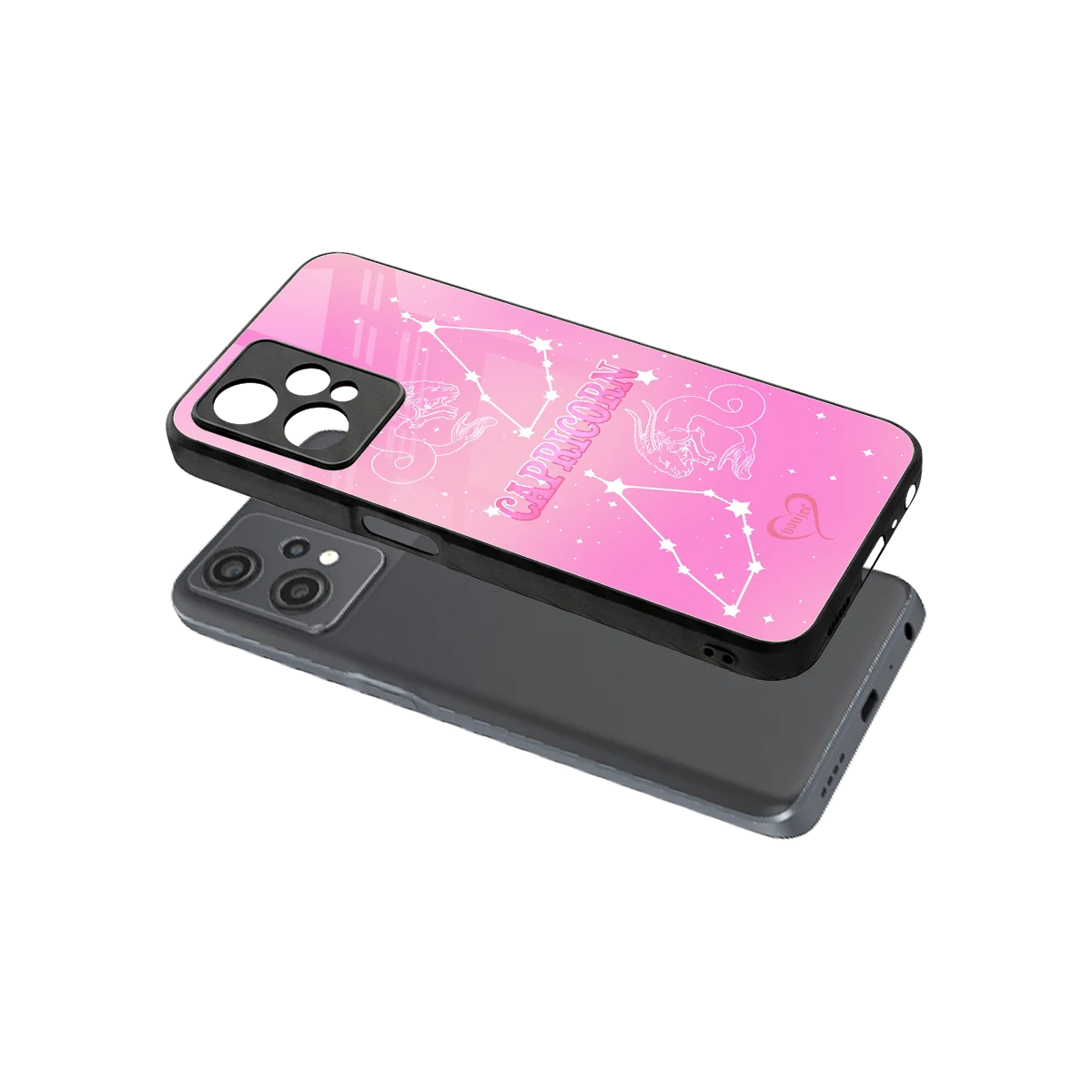 Capricorn Aura sleek oneplus nord ce 2 lite cover with tempered glass back and TPU edges