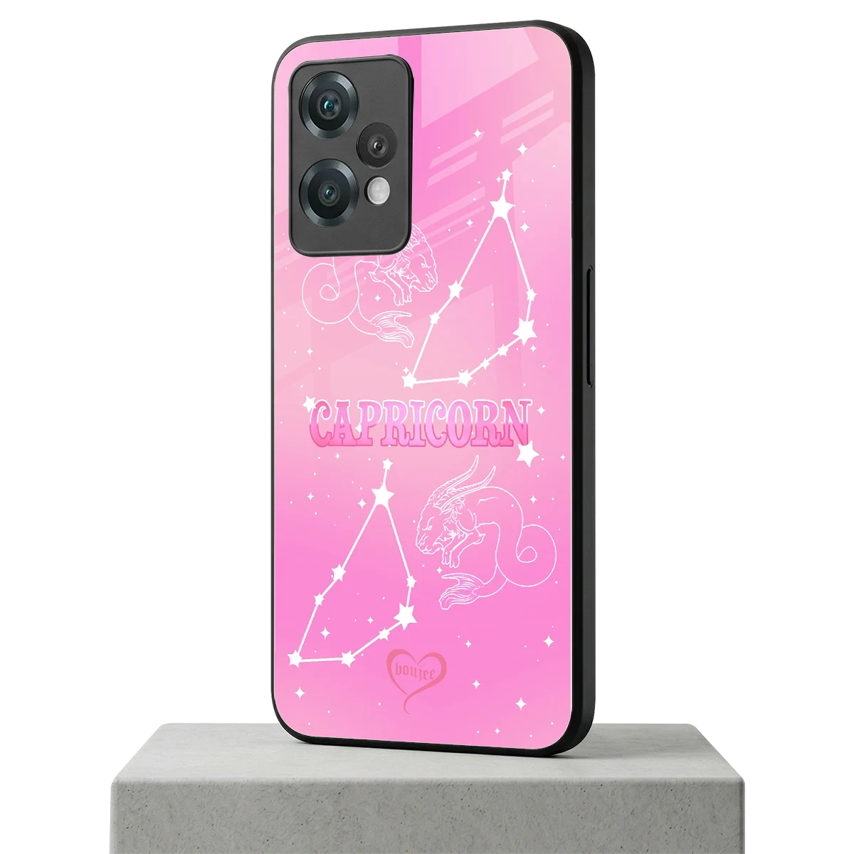 Capricorn Aura oneplus nord ce 2 lite mobile cover | shockproof glass phone case