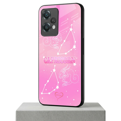 Capricorn Aura oneplus nord ce 2 lite mobile cover | shockproof glass phone case