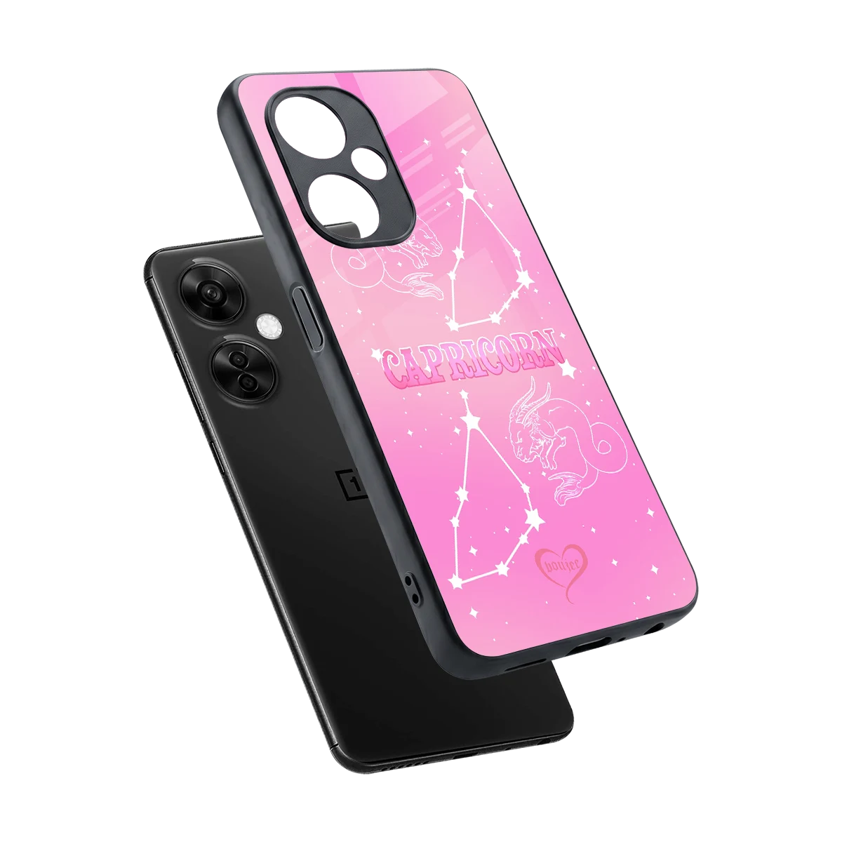 Capricorn Aura sleek oneplus nord ce 3 lite cover with tempered glass back and TPU edges