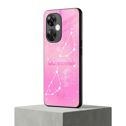 Capricorn Aura oneplus nord ce 3 lite mobile cover | shockproof glass phone case