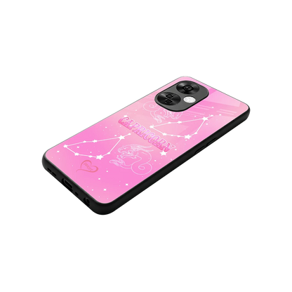 Capricorn Aura stylish phone case for oneplus nord ce 3 lite | glossy glass and slim fit